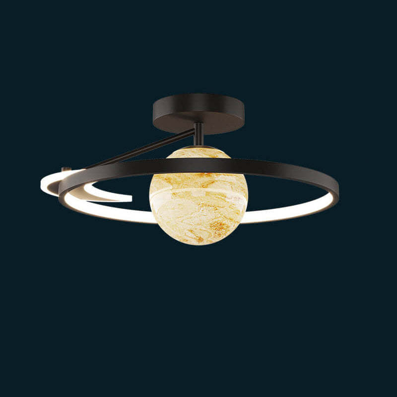 Modern Space Planet Globe LED Ceiling Light