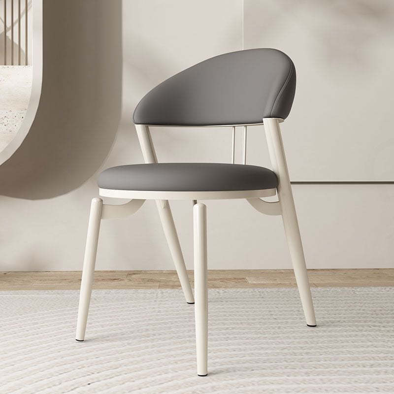 Lighom nordic open back gray dining chairs & benches