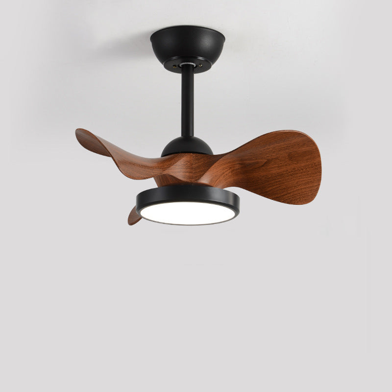 Retro Round Acrylic LED Ceiling Fan Light