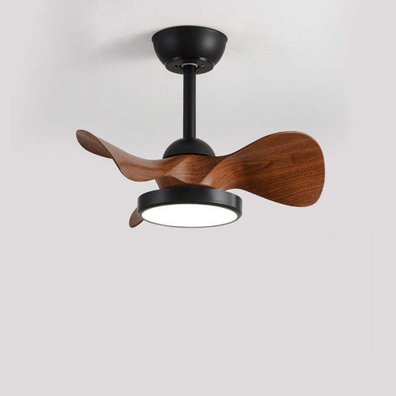 Retro Round Acrylic LED Ceiling Fan Light