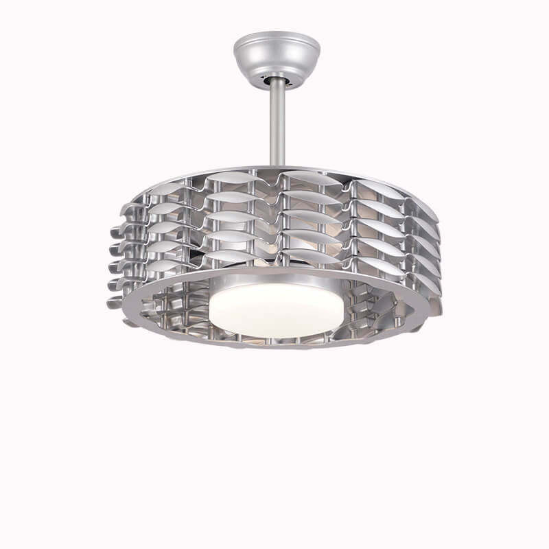 Minimalist Cylinder LED Ceiling Fan Light