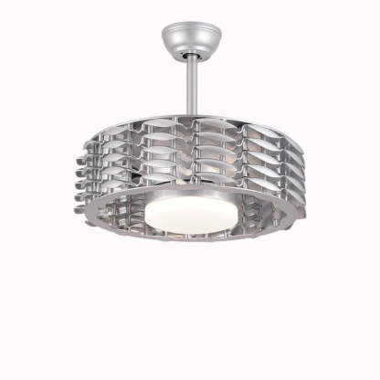 Minimalist Cylinder LED Ceiling Fan Light