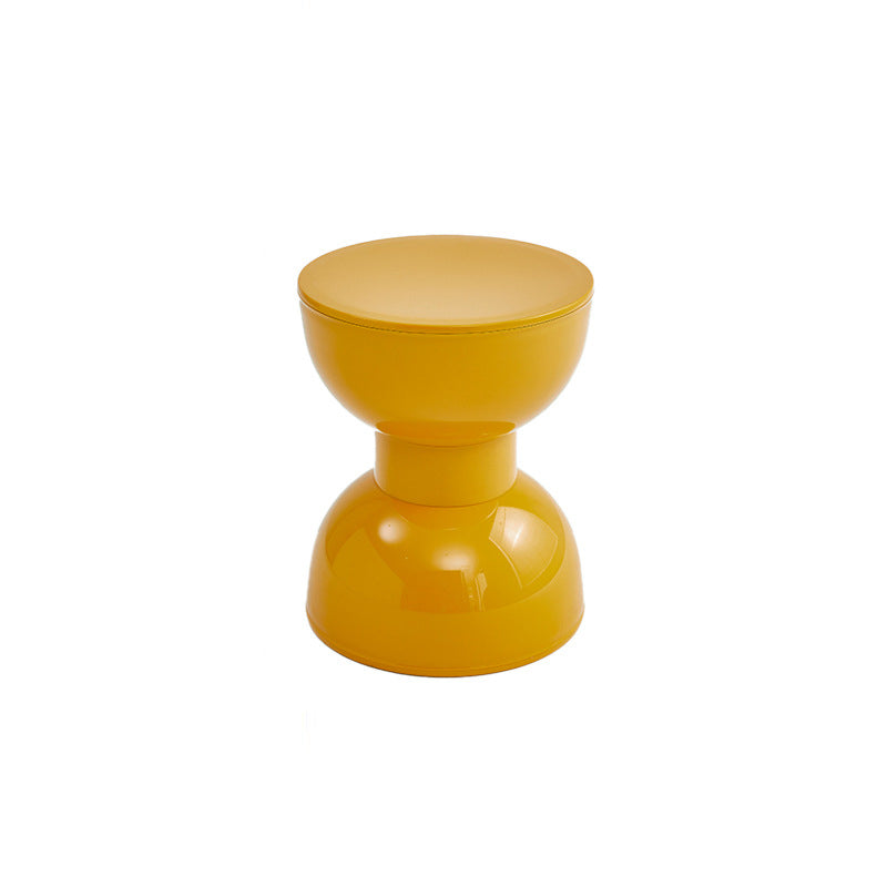 Scandinavian Hourglass Plastic Footstool