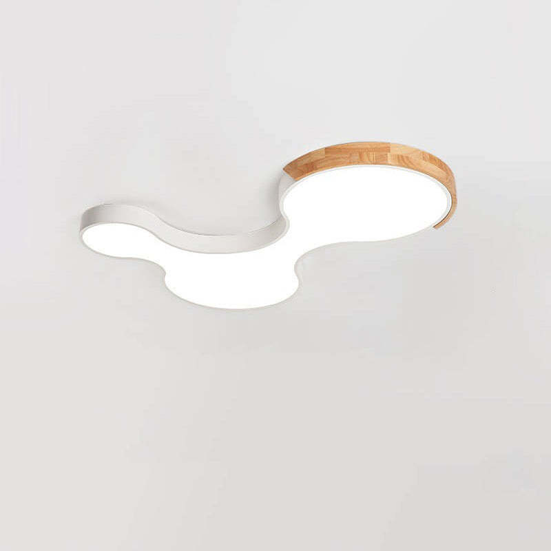 Nordic Macaron Block Clouds LED Flush Mount Light