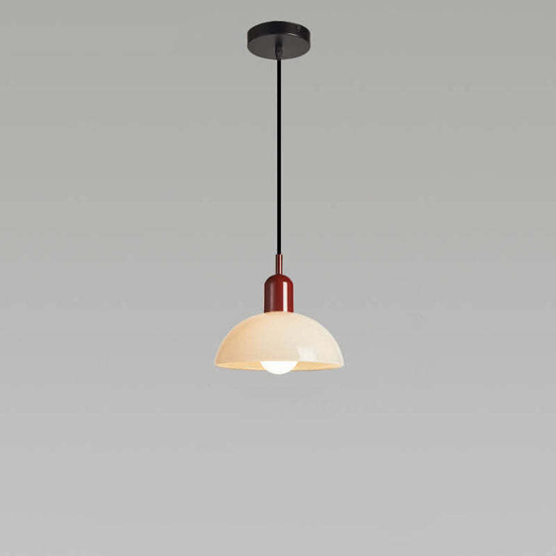 Minimalist Glass Hemisphere Pendant Light