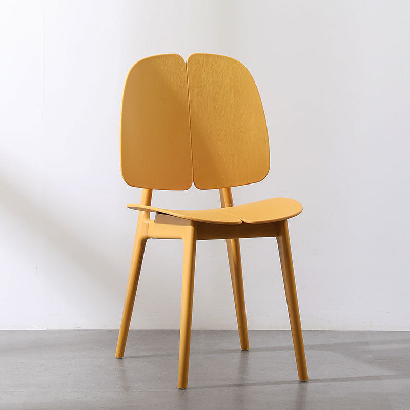 Scandinavian Plastic Steel Dining Chair