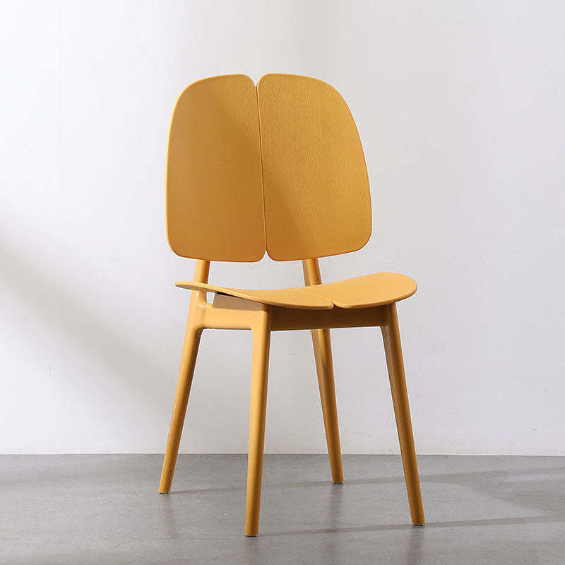 Scandinavian Plastic Steel Dining Chair