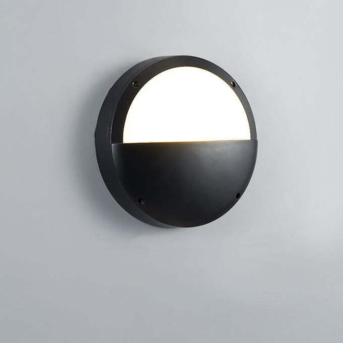 Round Outdoor Waterproof Aluminum Acrylic LED Flush Light
