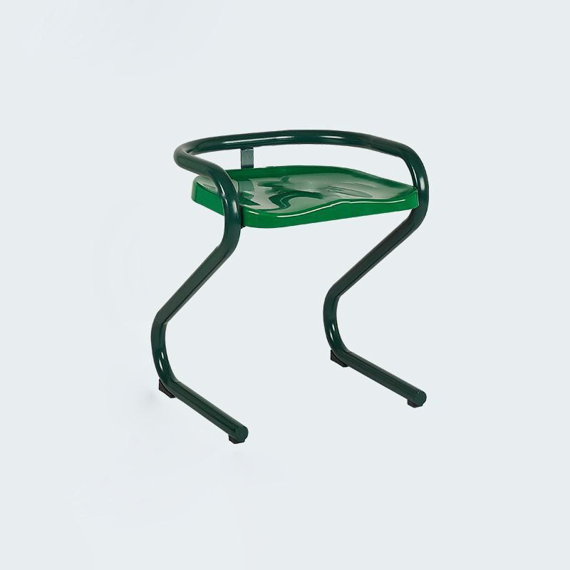Mid-Century Curved Metal Dining Chair