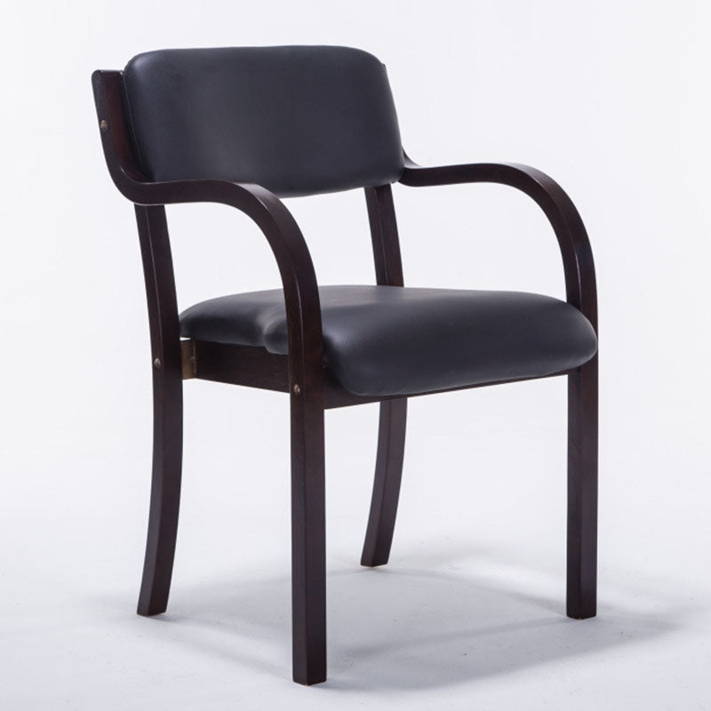 Nordic Wood Fabric Leather Velvet Dining Chair
