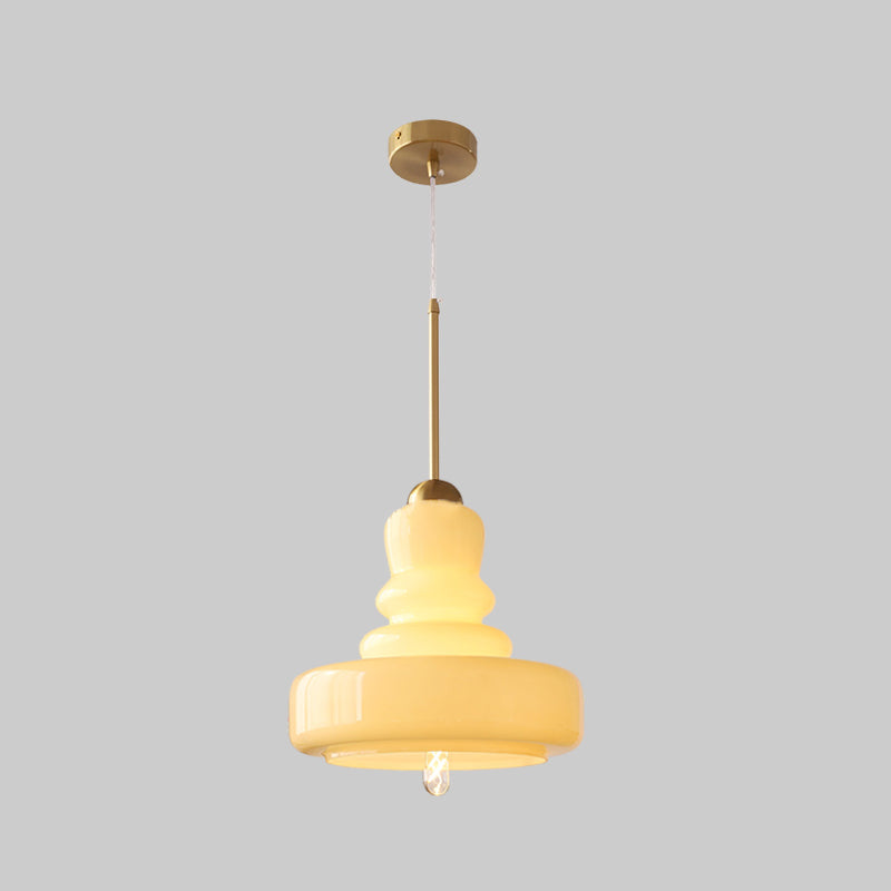 Modern Colorful Glass Gourd Pendant Light