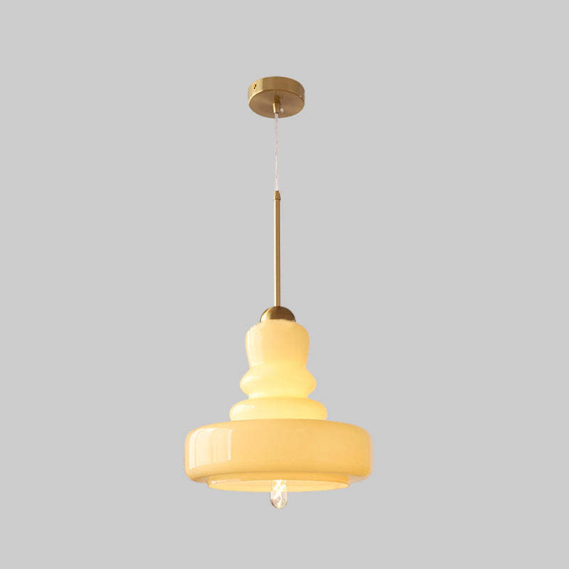 Modern Colorful Glass Gourd Pendant Light