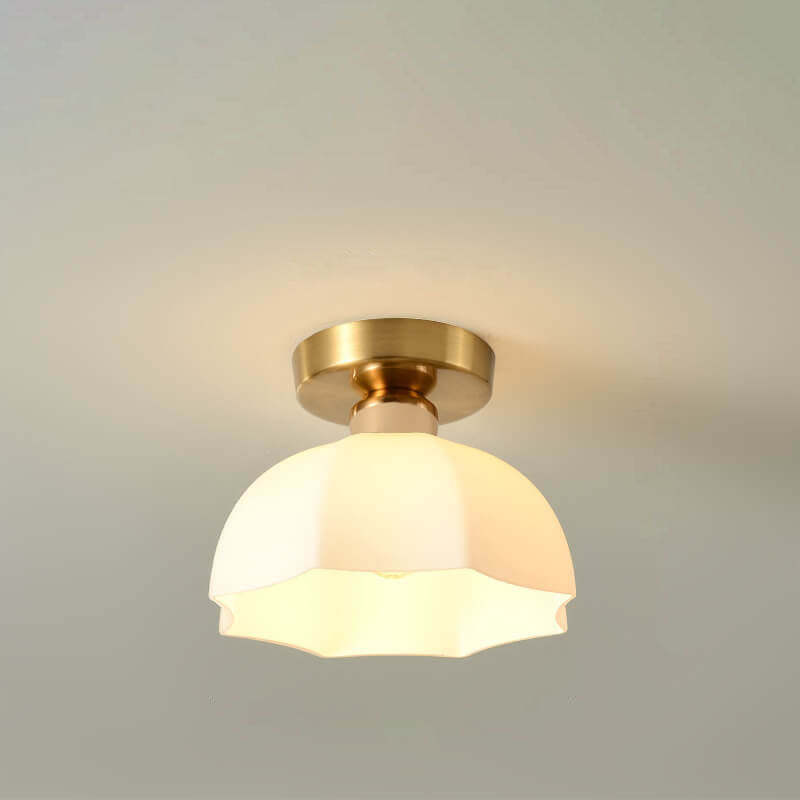 Scandinavian Iron Flower Diamond Light