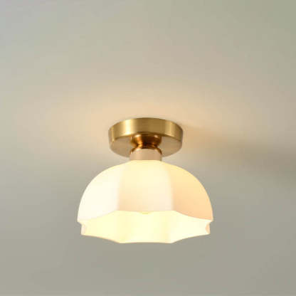 Scandinavian Iron Flower Diamond Light