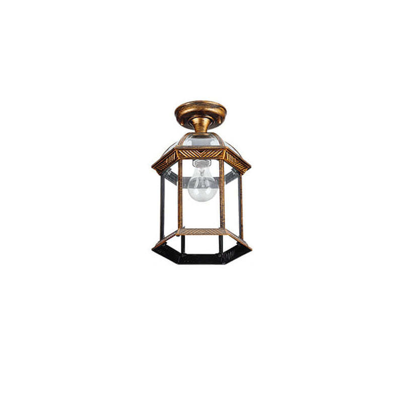 European Outdoor Hexagonal Lantern Waterproof