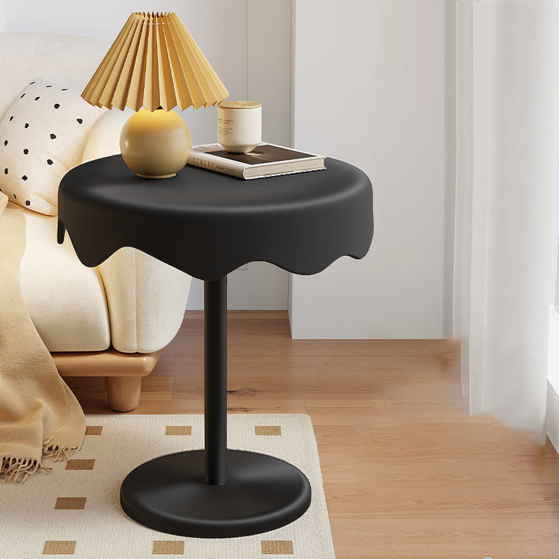Contemporary Ice Cream Steel End Table