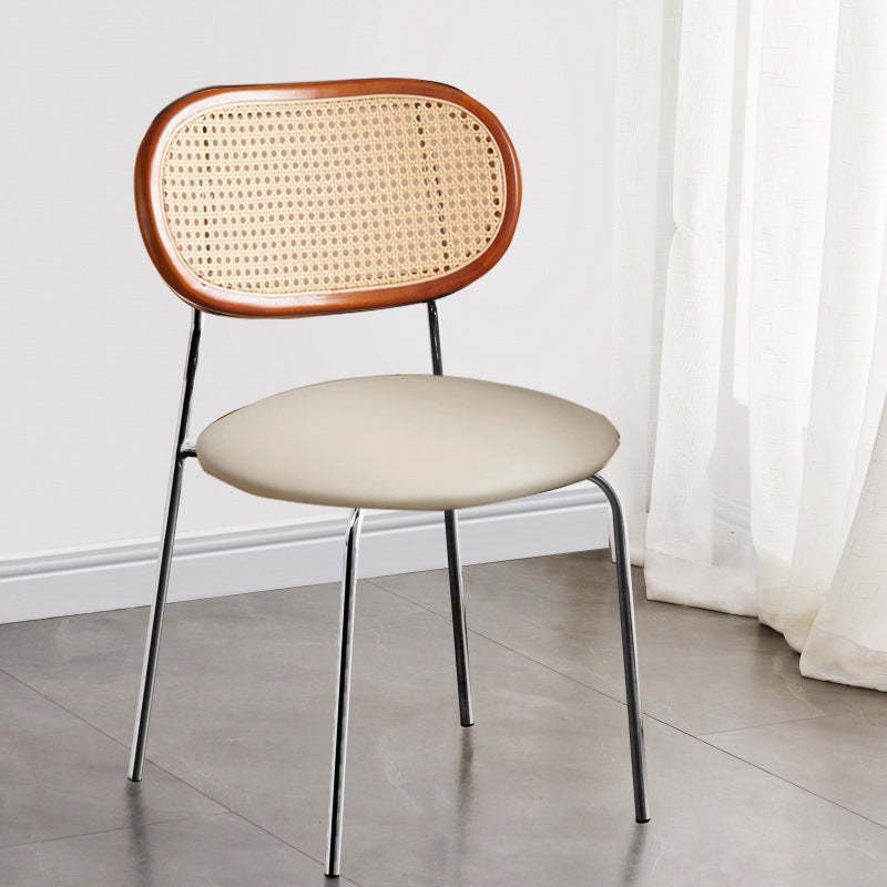 Metal leather wood dining chairs & benches in wood
