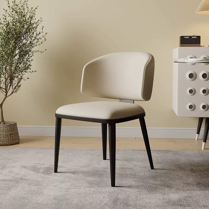 Modern Luxury Leather Iron Chair