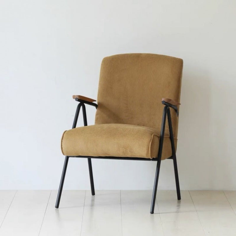 Scandinavian Cushion Steel Accent Chair