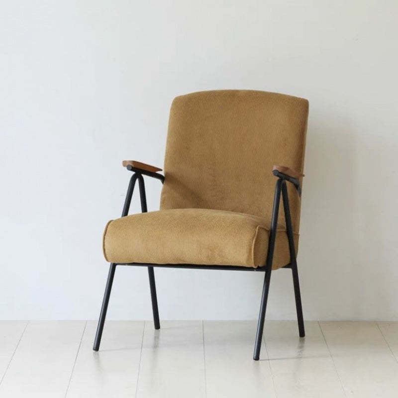 Scandinavian Cushion Steel Accent Chair