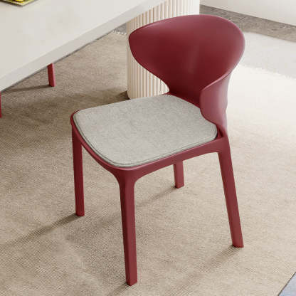 Scandinavian Velvet Ergonomic Stackable Dining Chair