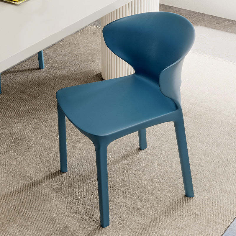 Scandinavian Velvet Ergonomic Stackable Dining Chair