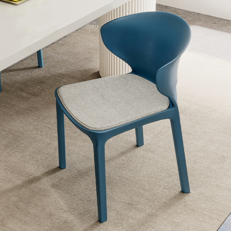 Scandinavian Velvet Ergonomic Stackable Dining Chair