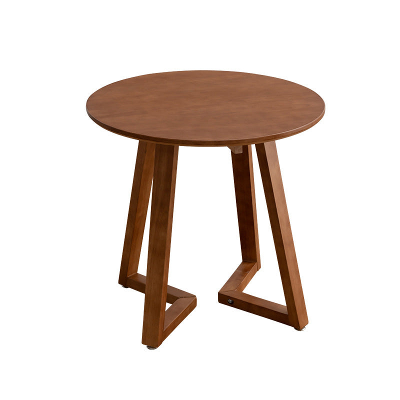 Contemporary Wood V-Leg Coffee Table