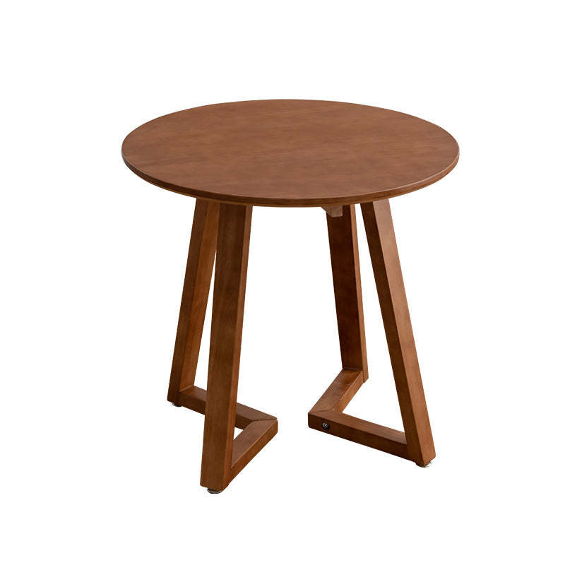 Contemporary Wood V-Leg Coffee Table