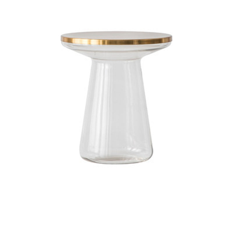 Minimalist Cone Glass Coffee Table