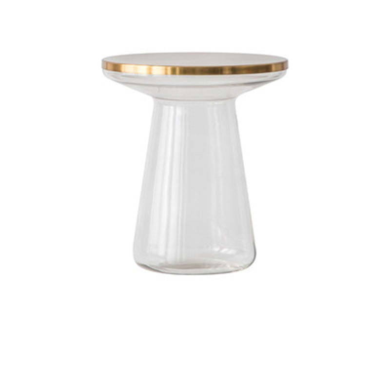 Minimalist Cone Glass Coffee Table