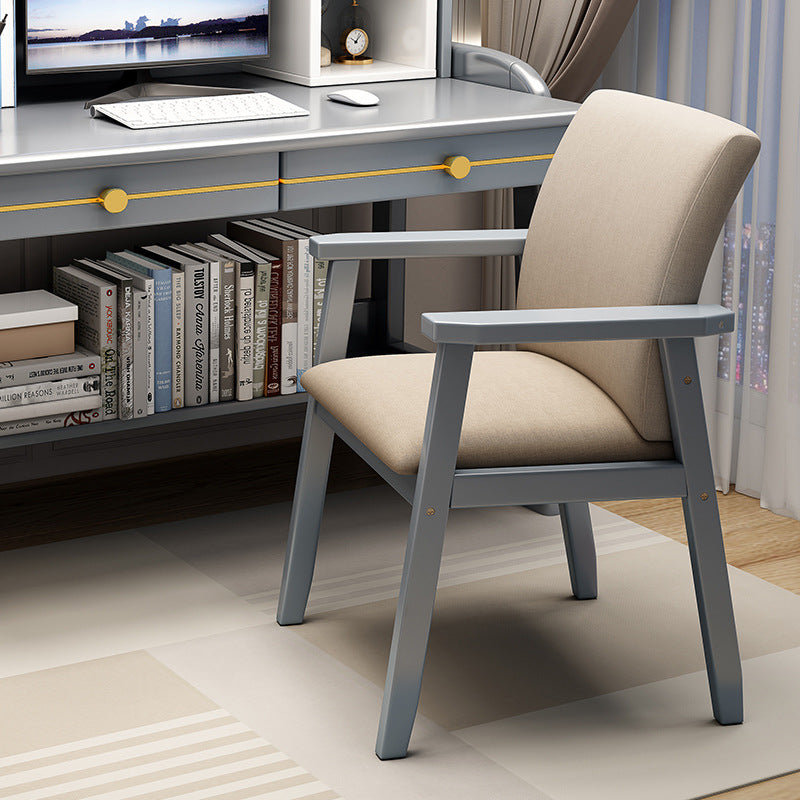 Nordic Fabric Wood Desk Chair