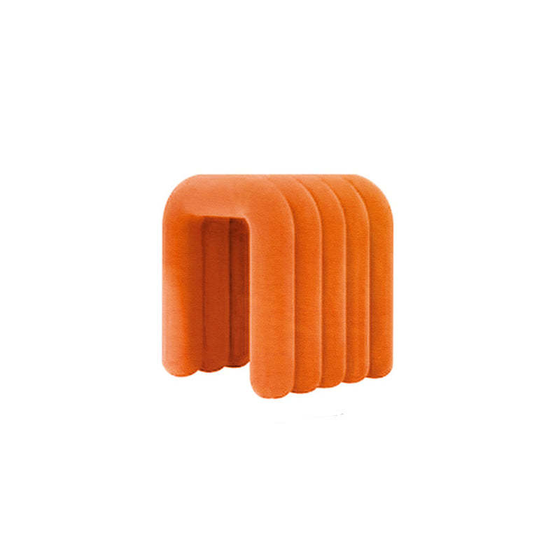 Nordic Arch Steel Boucle Vanity Stool