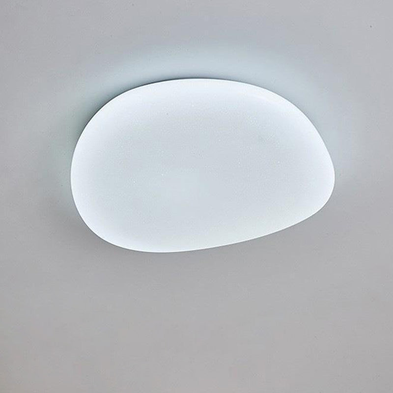 Minimalist Pebble Acrylic LED Flush Mount Light