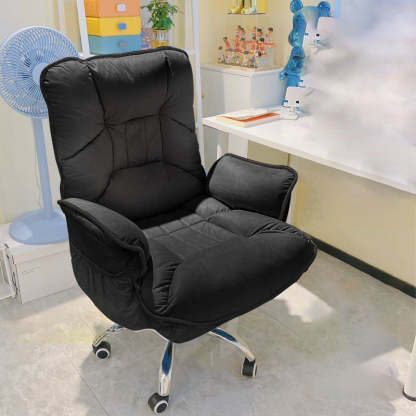 Modern Fabric Steel Adjustable Recliner With Footrest — Steel / B - White / Without Footrest
