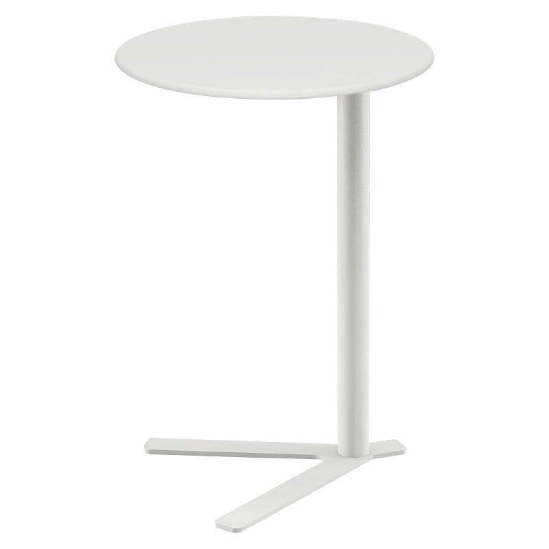 Scandinavian V-Base Iron End Table