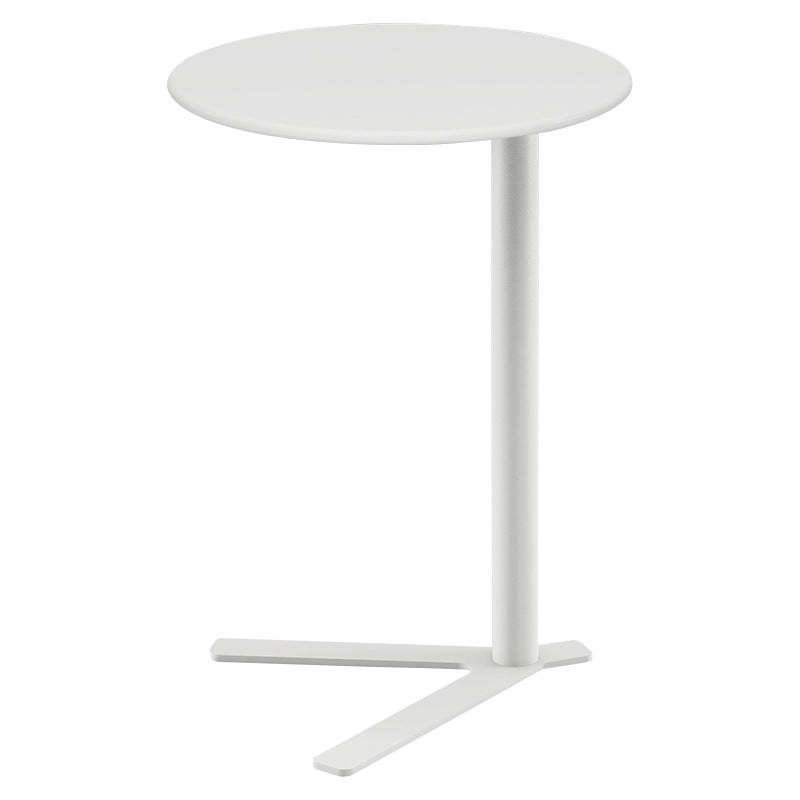 Scandinavian V-Base Iron End Table