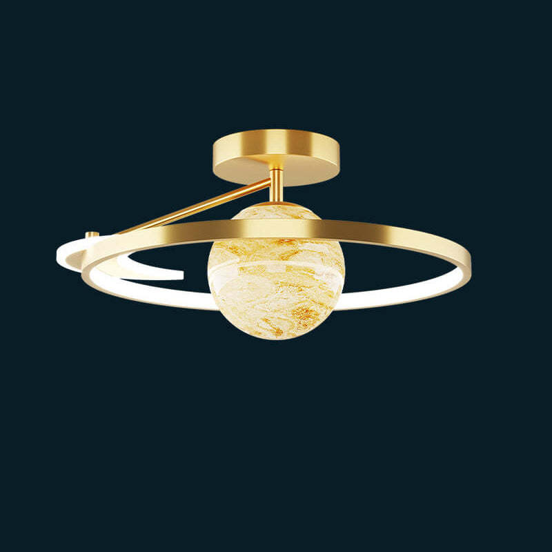 Modern Space Planet Globe LED Ceiling Light