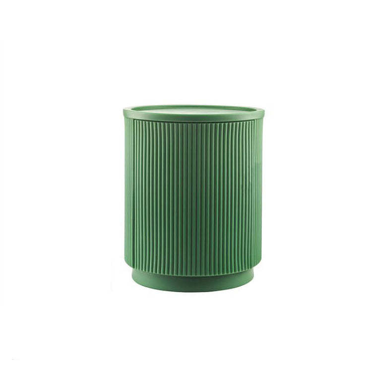 Minimalist Cylinder Plastic Nightstand