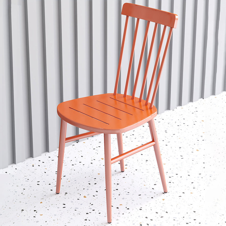 Scandinavian Square Steel Armchair — Gray