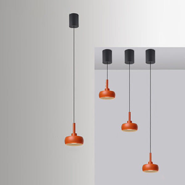 Nordic Dome Aluminum Retractable LED Pendant