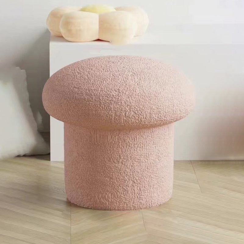 Mushroom Velvet Pouf Footstool