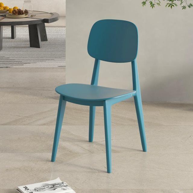 Nordic macaron gray dining chairs & benches