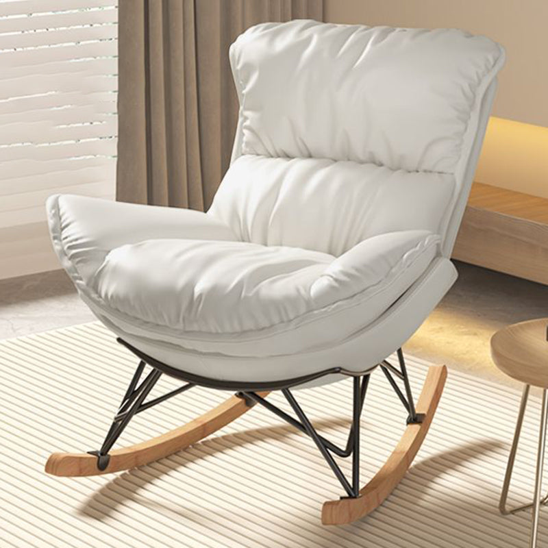 Contemporary Fabric Upholstered Rocking Chair