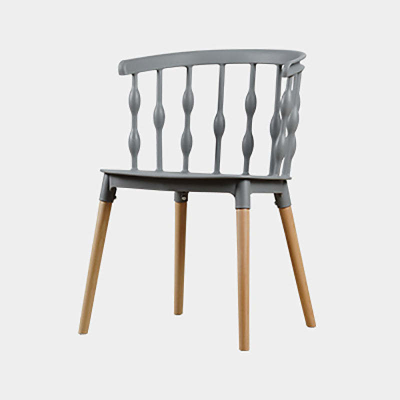 Contemporary Vertical Strip Beechwood Chair