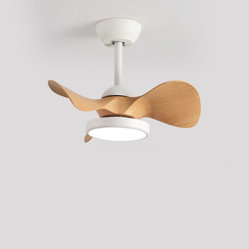 Retro Round Acrylic LED Ceiling Fan Light