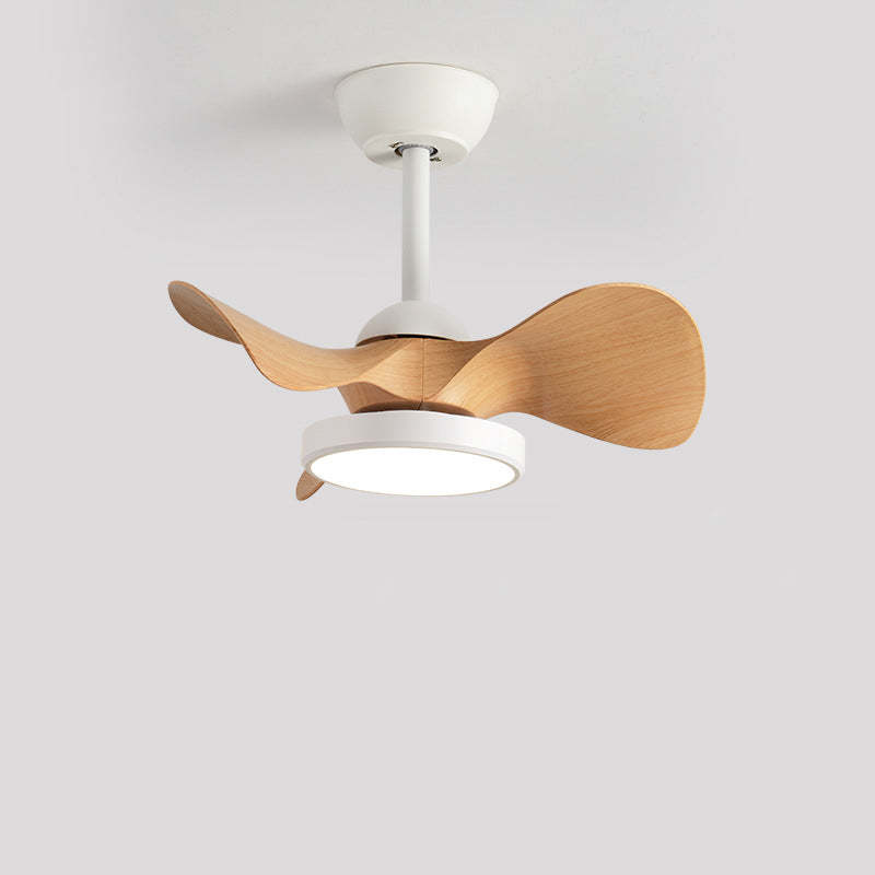 Retro Round Acrylic LED Ceiling Fan Light