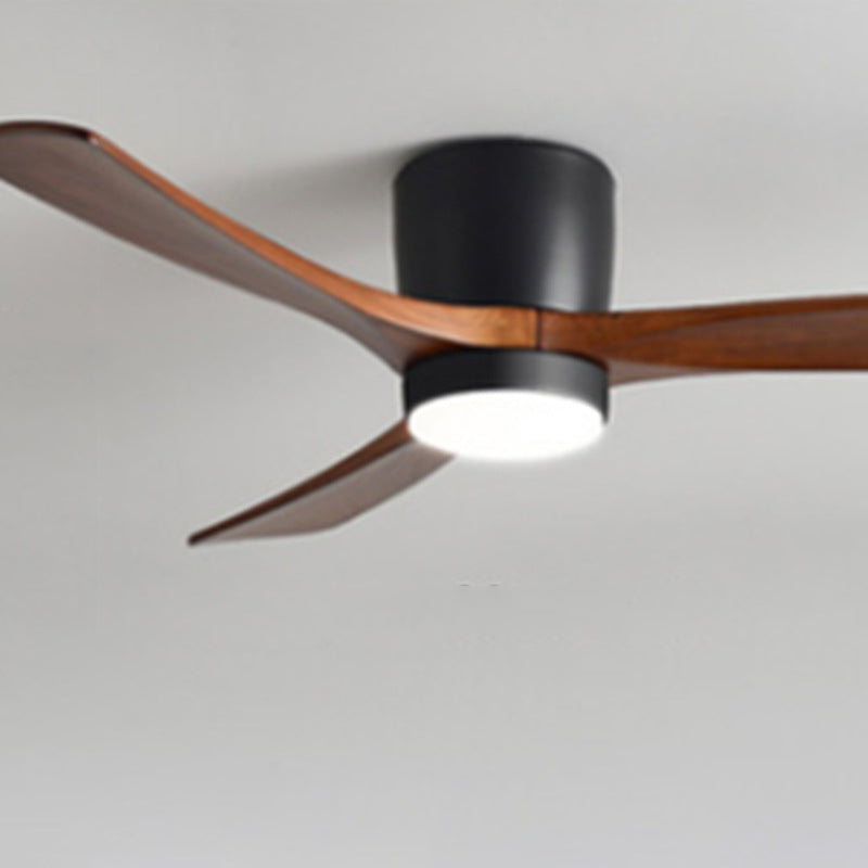 Scandinavian Copper Fan Mount Ceiling Fan Light