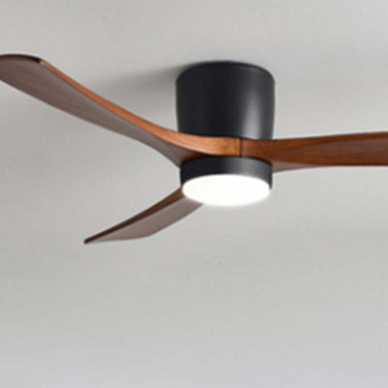 Scandinavian Copper Fan Mount Ceiling Fan Light