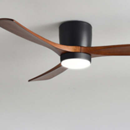 Scandinavian Copper Fan Mount Ceiling Fan Light